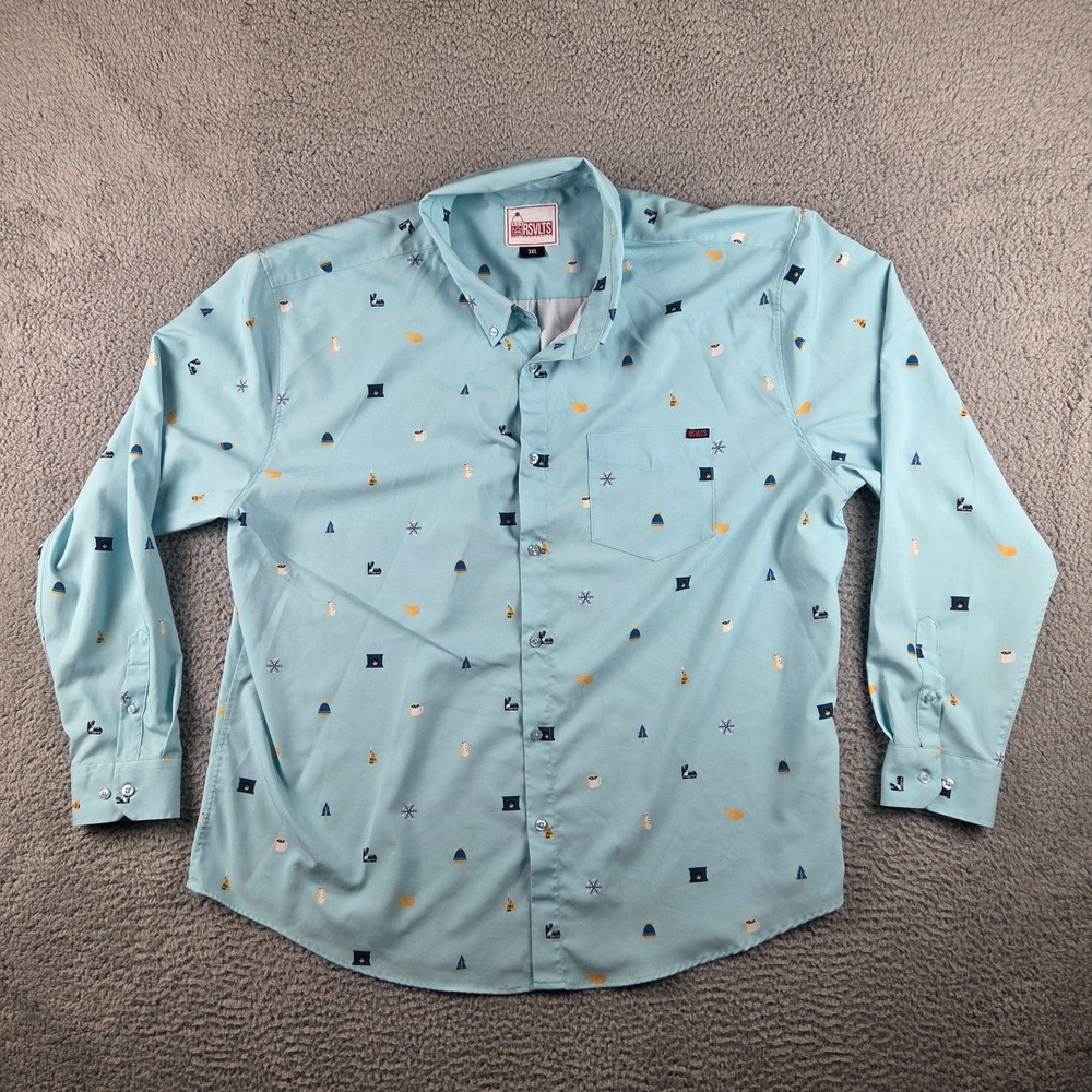 RSVLTS x "Little Things" Series III Collection (Winter Edition) Mens 3XL Blue‎